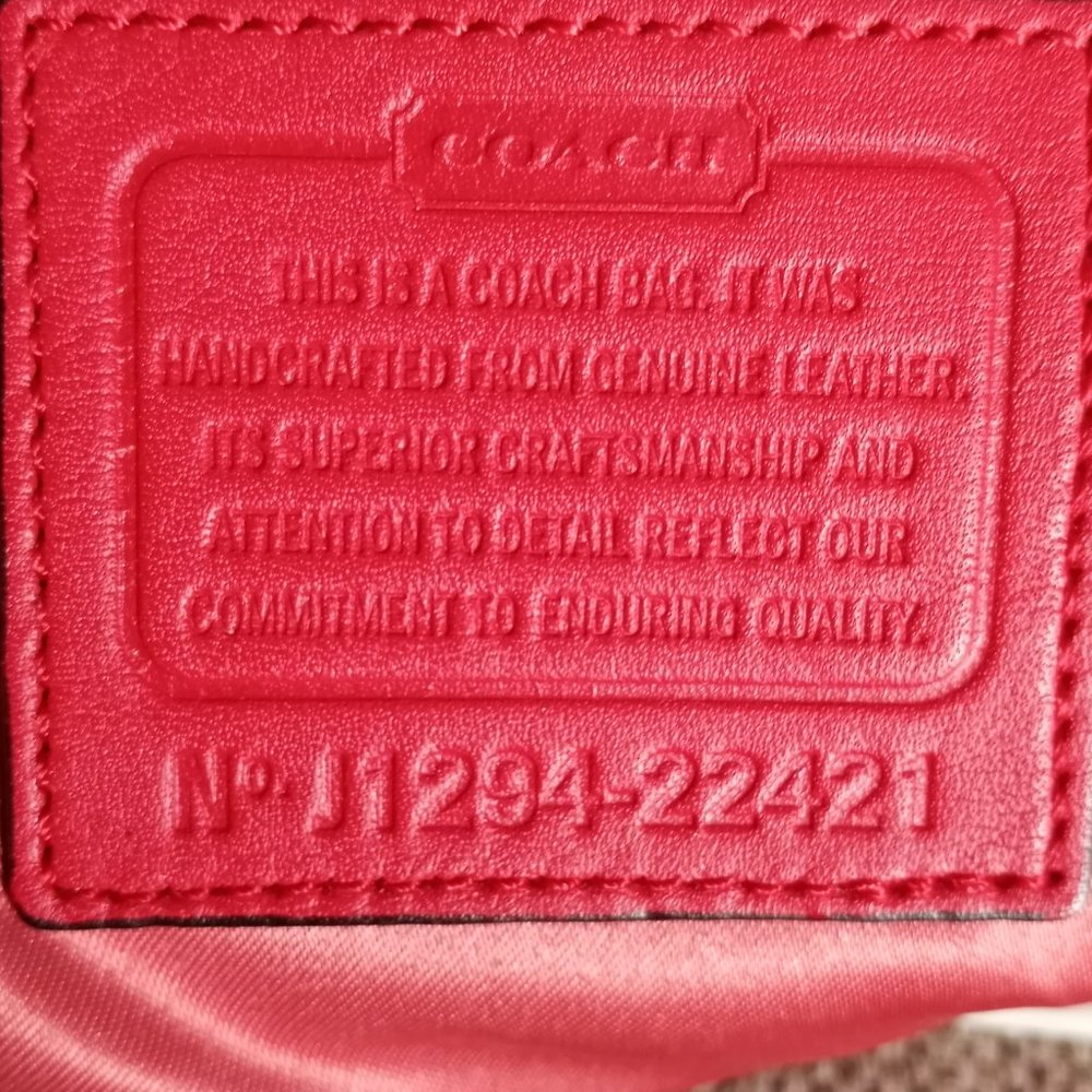 COACH Poppy Leather Shoulder Bag - Picture 4 of 4